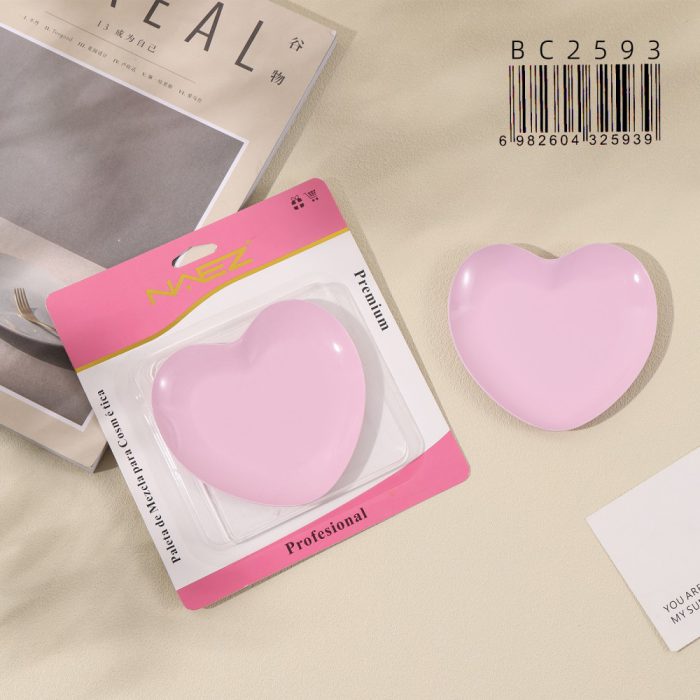 Paleta de mezcla en forma de corazón NAEZ