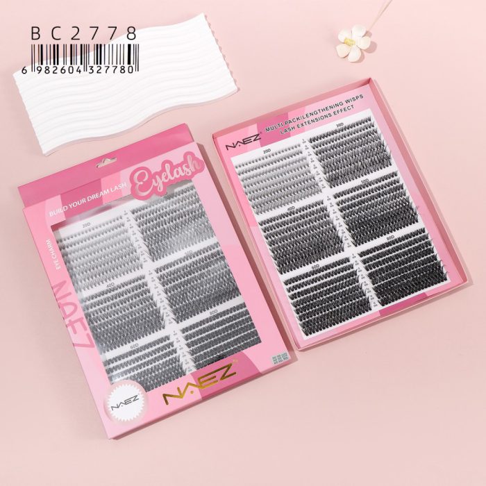 Extensiones de pestañas en racimo (DIY)  NAEZ