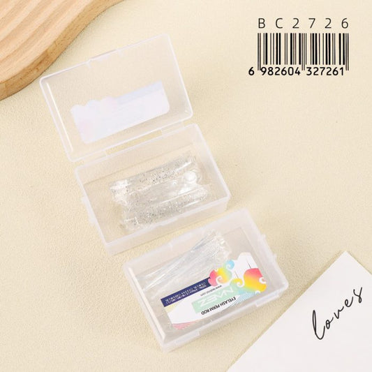 Set de Bigudíes de Silicona con Glitter NAEZ para Lash Lift