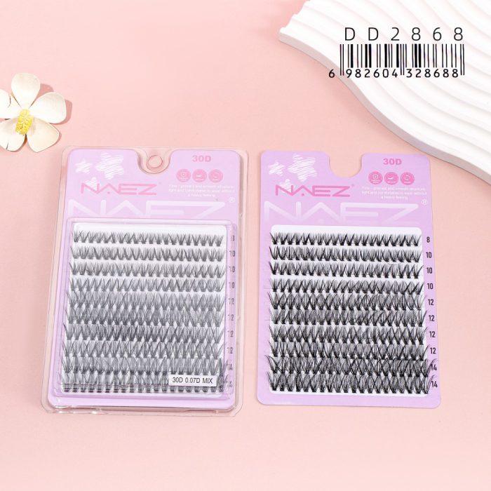 Pestañas Postizas DIY Cluster Naez 30D 0.07 Mix 8-14mm