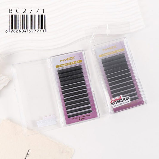 Extensiones de Pestañas Tecnológicas U 3D W 0.07D MIX NAEZ