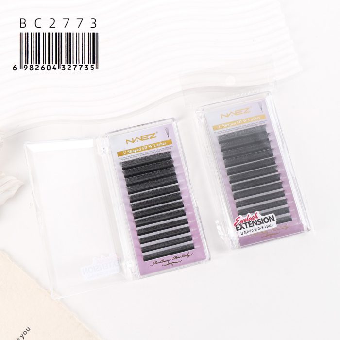 Extensiones de Pestañas Tecnológicas U 5D W 0.07D MIX NAEZ