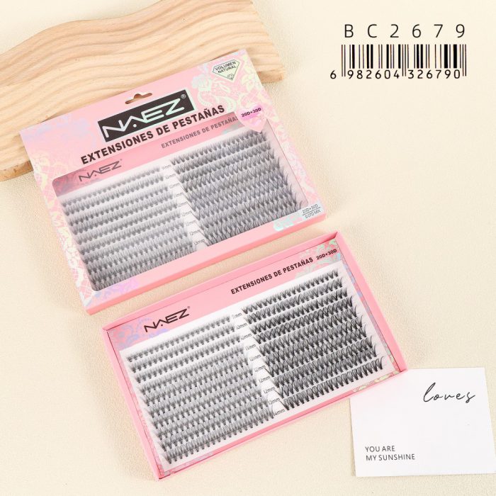 Extensiones de Pestañas en Racimo 20D y 30D NAEZ