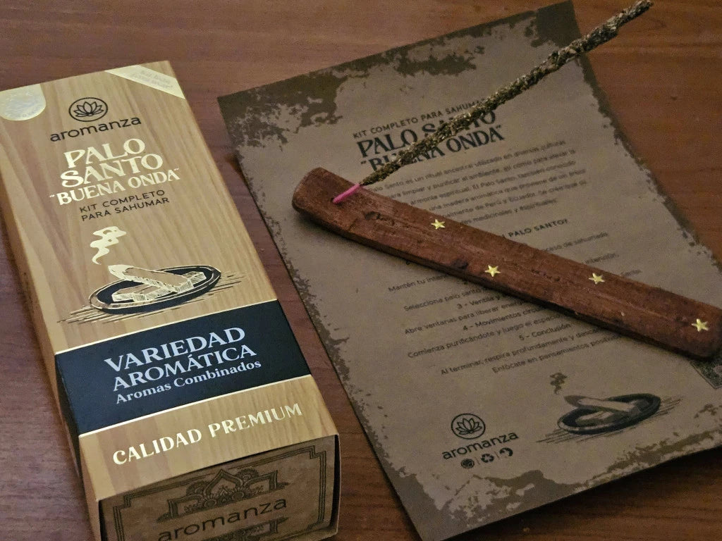 Kit Palo Santo Buena Onda x1 - Aromanza