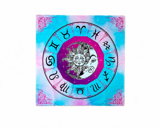 Paño de Tarot Zodiacal Chico 50x50cm