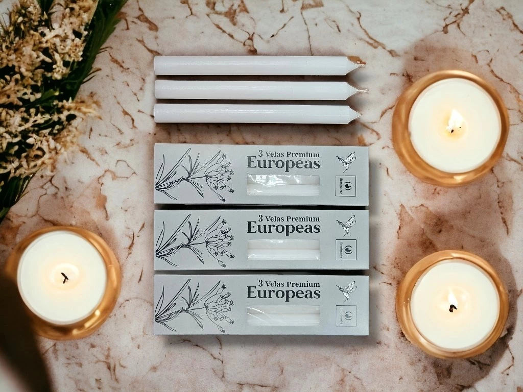 Velas Europeas Neutras X3