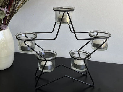 Porta Velas Estrella 28 cm