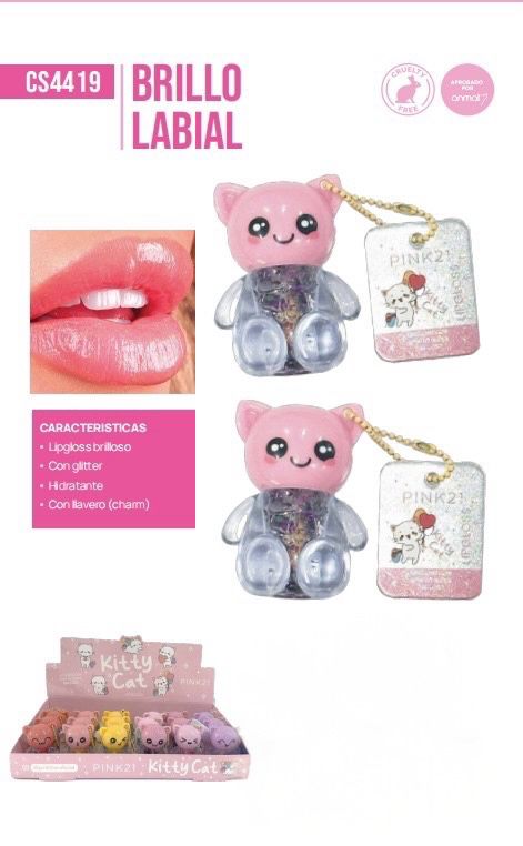 LABIA LIP GLOSS KITTY CAT PINK21