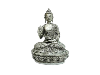 Bronce Buda Tallado con Historia | Medida 25 cm