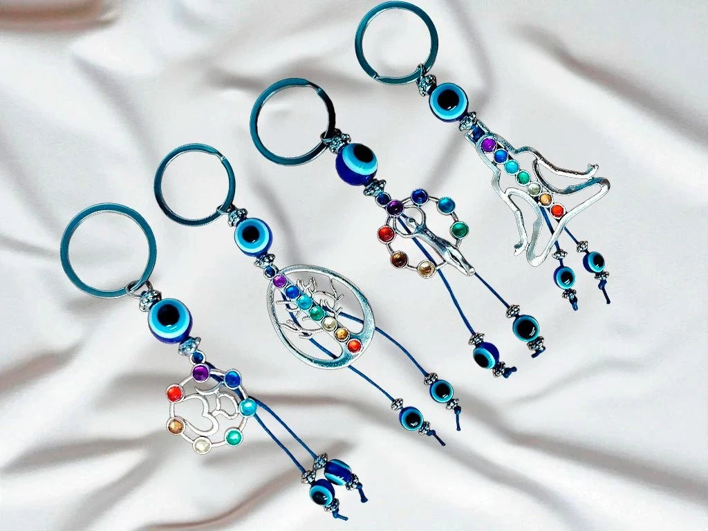 Llavero Chakras con Ojo Turco - Variedad de Modelos