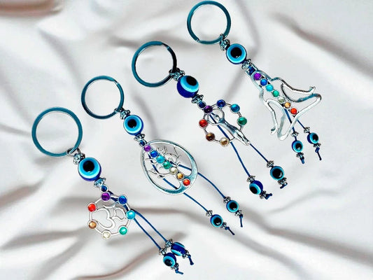 Llavero Chakras con Ojo Turco - Variedad de Modelos
