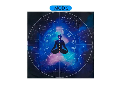 Paño de Tarot Zodiacal Chico 50x50cm