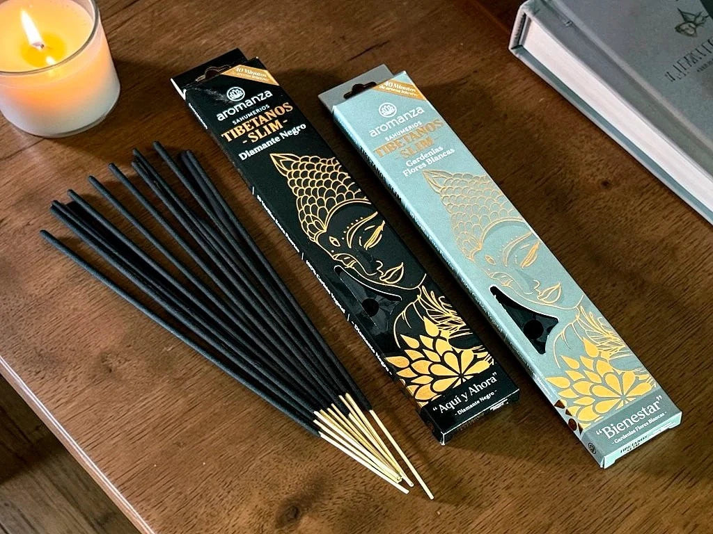Sahumerio Tibetanos Slim x 10 Varillas - Aromanza