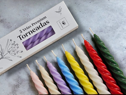 Velas Premium Torneadas 20 cm