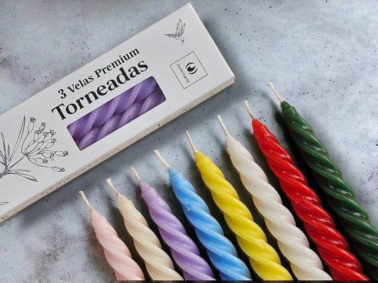 Velas Premium Torneadas 20 cm