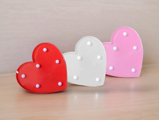 Corazón Luces LED 17 x 16 cm