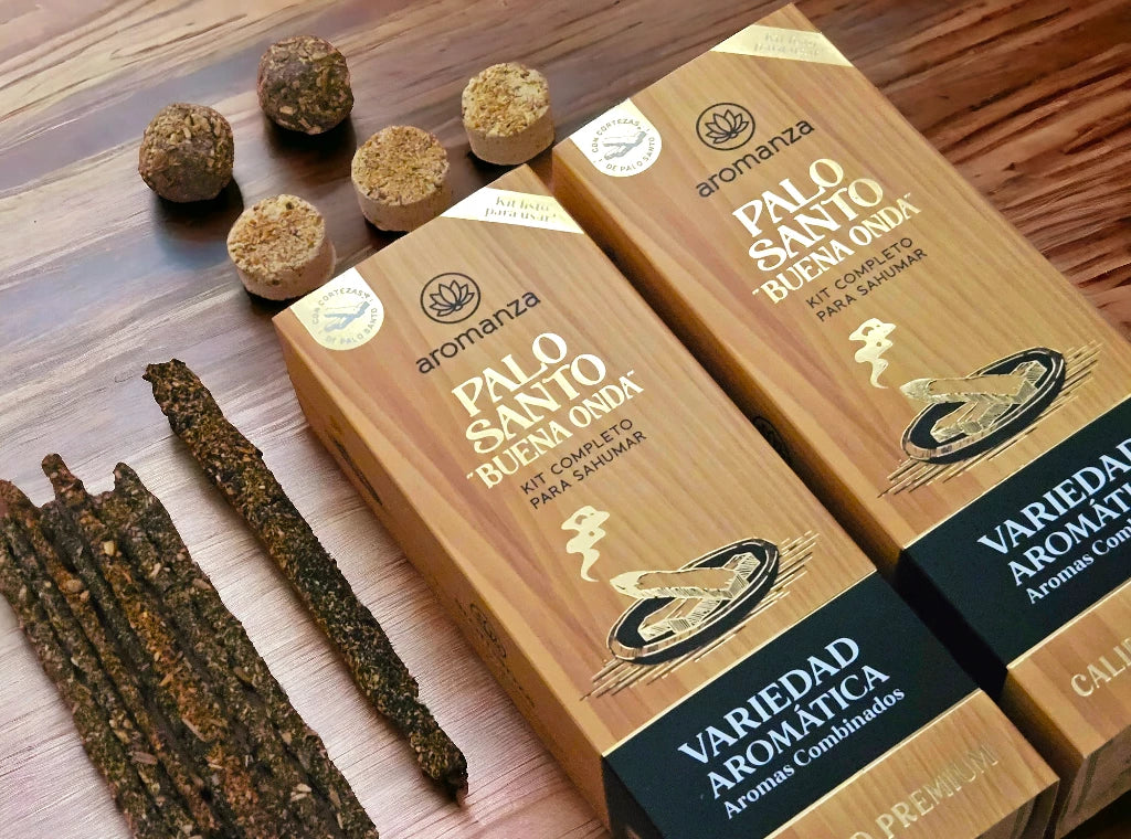 Kit Palo Santo Buena Onda x1 - Aromanza