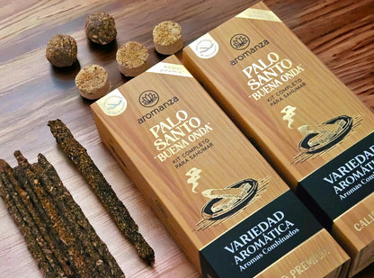 Kit Palo Santo Buena Onda x1 - Aromanza