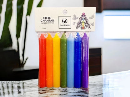 Velas 7 Chakras de Parafina