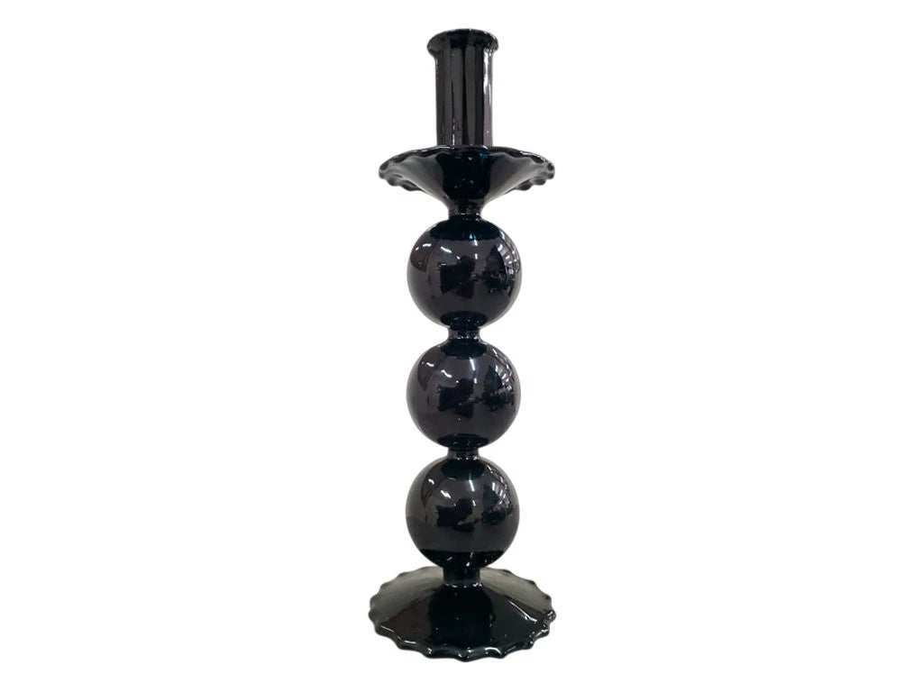PORTA VELA VINTAGE BLACK 28CM