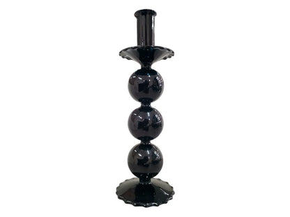 PORTA VELA VINTAGE BLACK 28CM