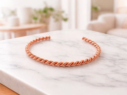PULSERA MAGNETICA DE COBRE TRENZADA TAMAÑO CHICO