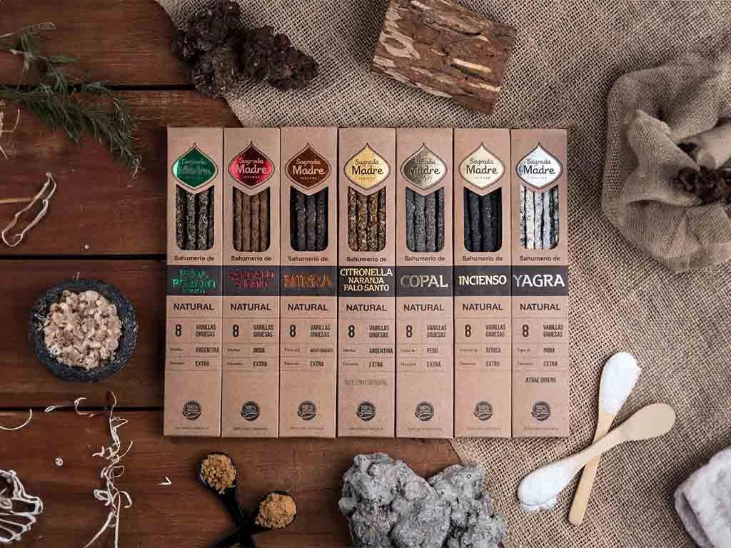 Sahumerios naturales Sagrada Madre: aromas únicos y espirituales
