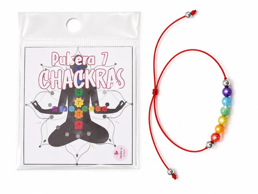 PULSERA HILO BLISTER  7 CHAKRAS