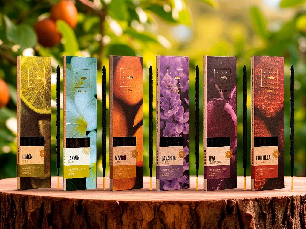 SAHUMERIO NATURAL PREMIUM AROMATICO 6 VARILLAS SAGRADA MADRE X1
