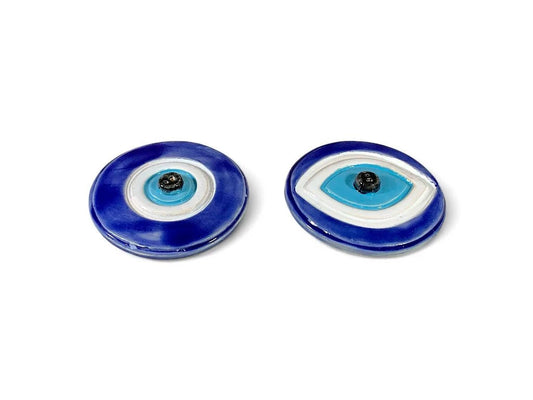 Porta Sah Ojo Turco Redondo Esmaltado 9cm | Modelos Variados