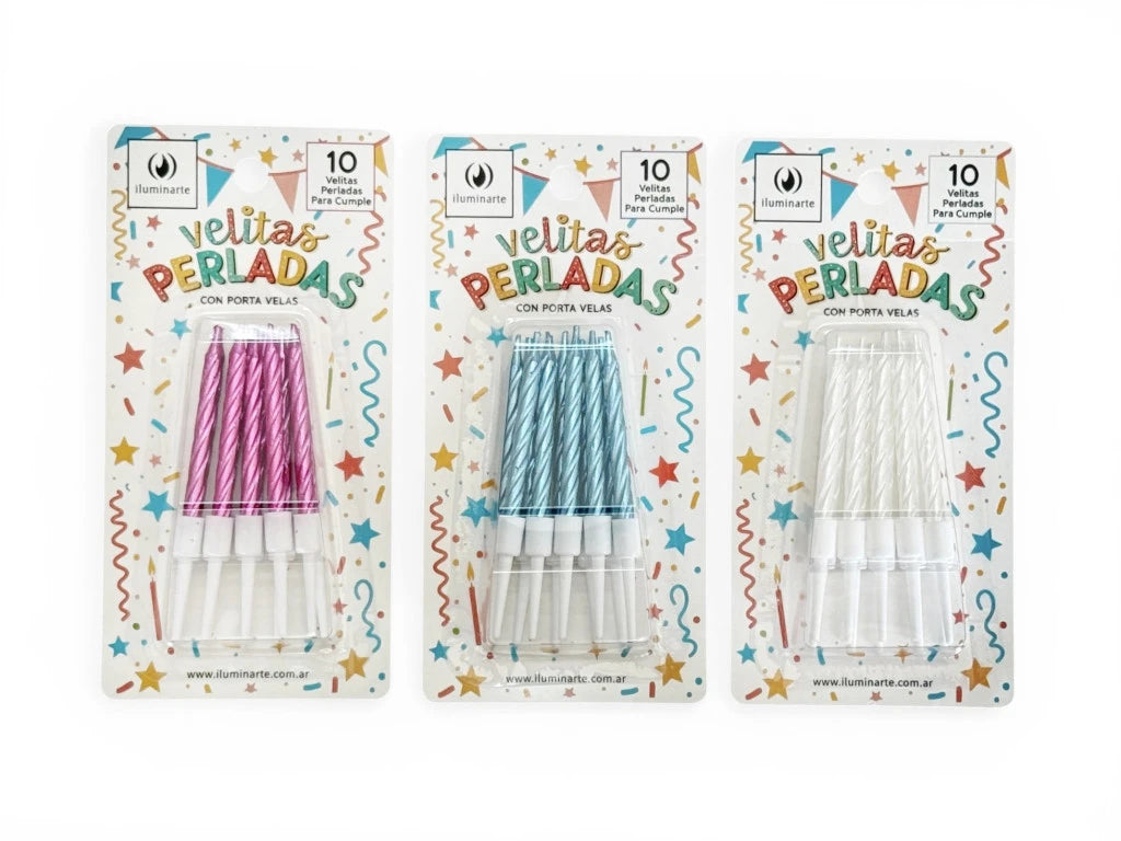 Mini Vela (10 unidades) | Velas de Cotillón