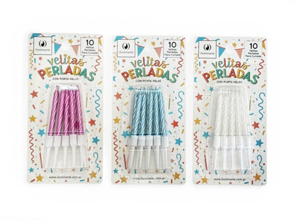 Mini Vela (10 unidades) | Velas de Cotillón