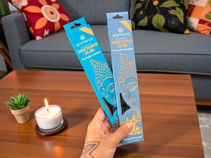 Sahumerio Tibetanos Slim x 10 Varillas - Aromanza