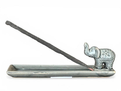 PORTA SAHUMERIO ELEFANTE 20CM