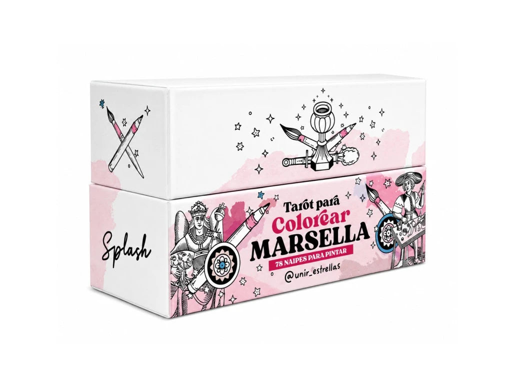 TAROT PARA COLOREAR CAJA RIDER - 78 NAIPES P/PINTAR