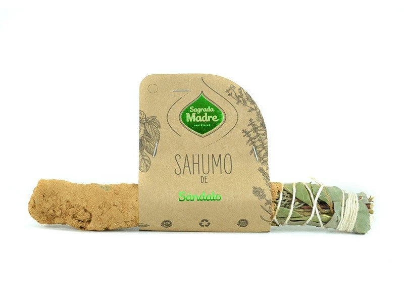 Sahumo de Sándalo y Aromáticas Sagrada Madre - Purifica tu Espacio con Energía Positiva