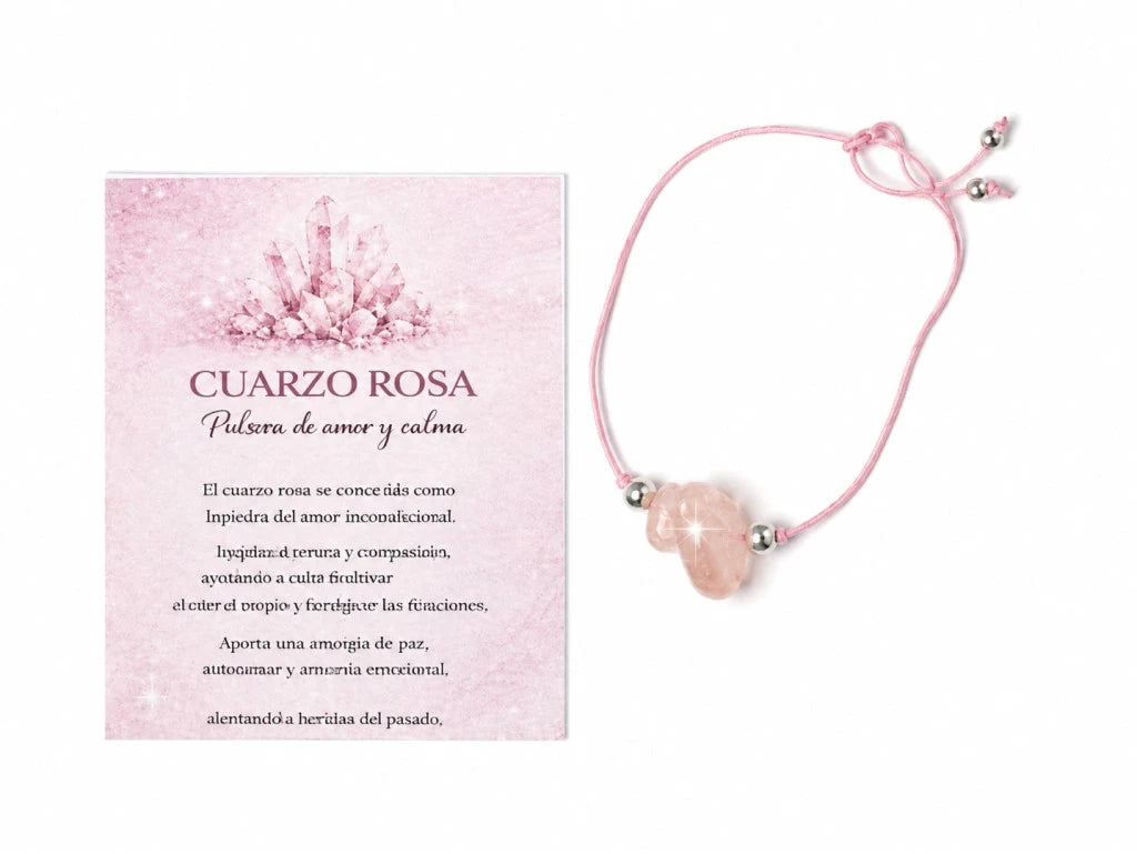 PULSERA HILO PIEDRA EN BLISTER