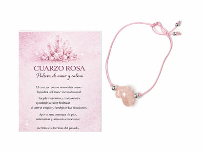 PULSERA HILO PIEDRA EN BLISTER