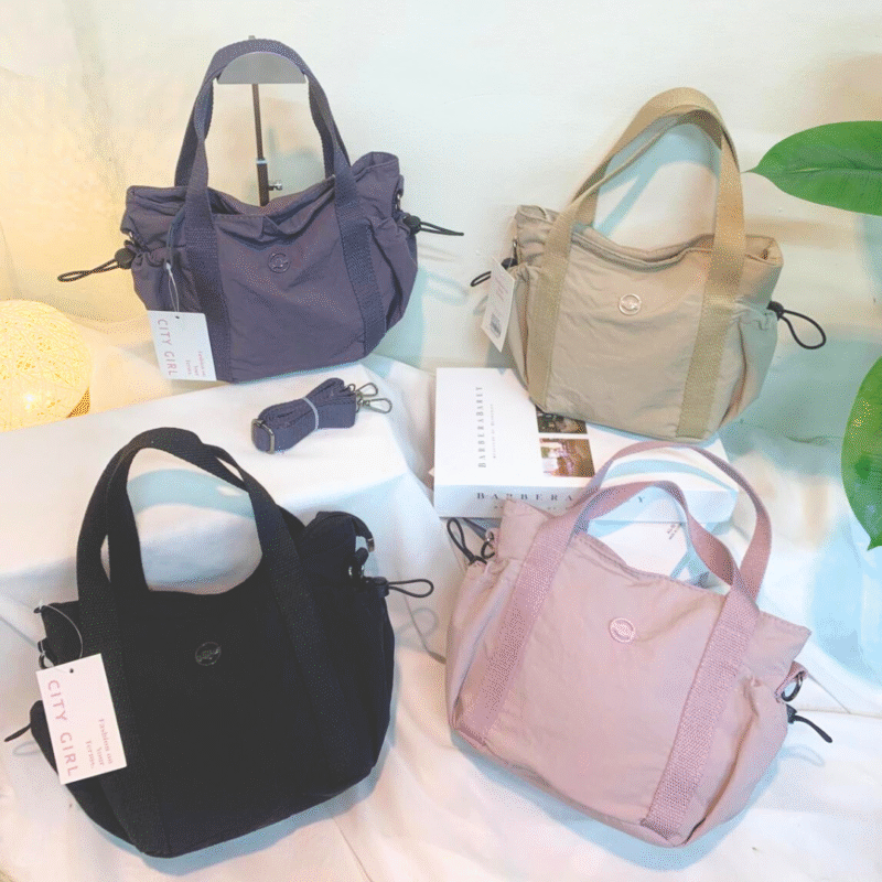 CARTERA DE TELA ** COLOR ROSA ** CITY GIRL