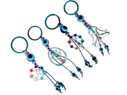 Llavero Chakras con Ojo Turco - Variedad de Modelos