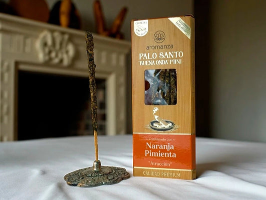 MINI PALO SANTO X 5 VARILLAS AROMANZA X 1