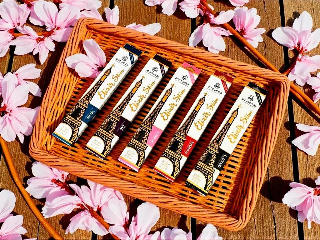 SAHUMERIO SLIM ELIXIR AROMANZA (10 VARILLAS)  X 1