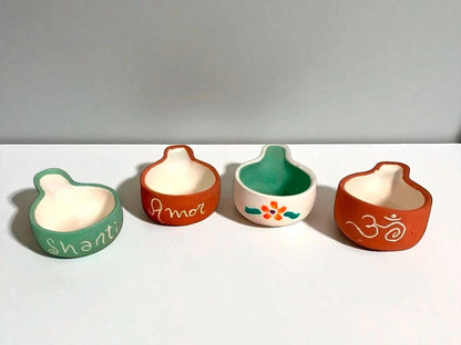Sahumador Cuchara Mini Pintado Deco 10cm