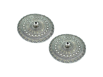 Porta Sah Mandala Metal Plata
