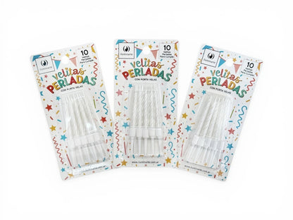 Mini Vela (10 unidades) | Velas de Cotillón