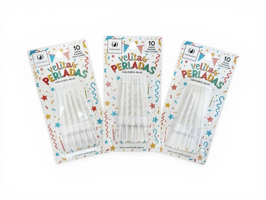 Mini Vela (10 unidades) | Velas de Cotillón