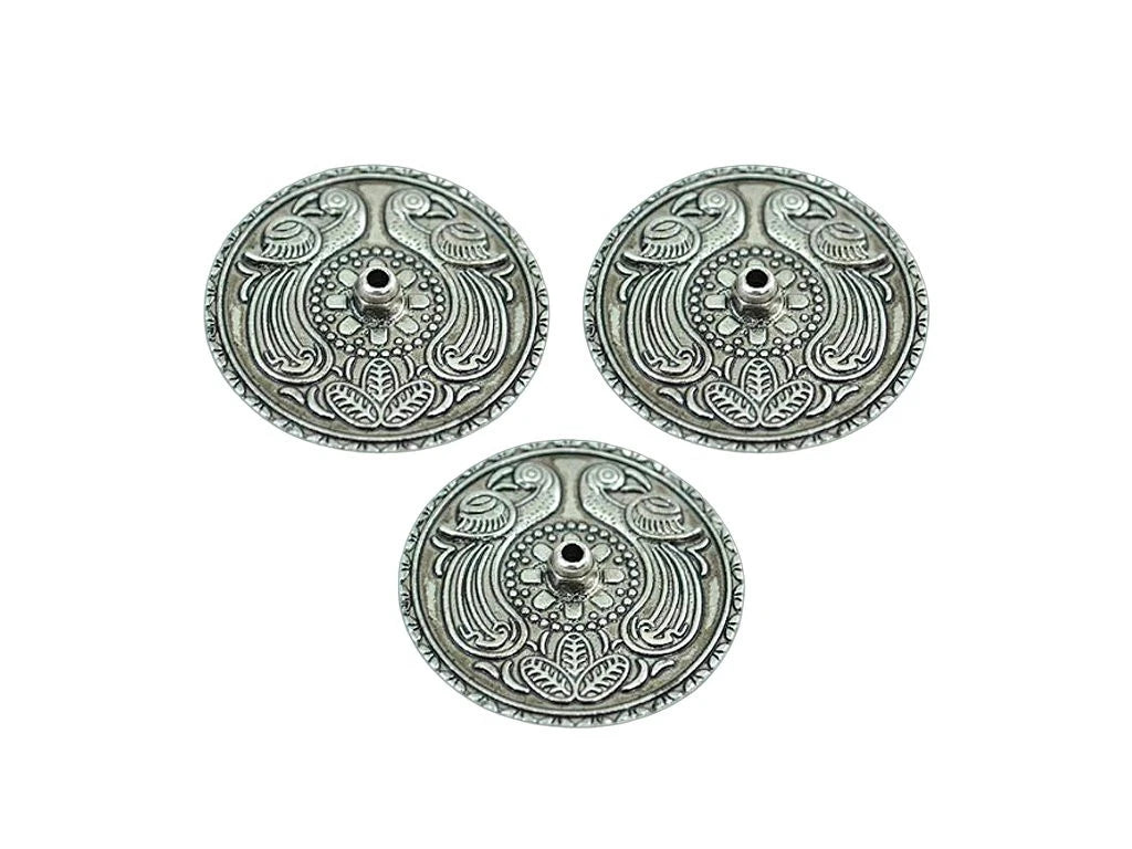 Porta Sah Pavo Real Metal Plata
