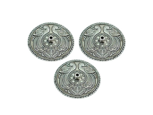 Porta Sah Pavo Real Metal Plata
