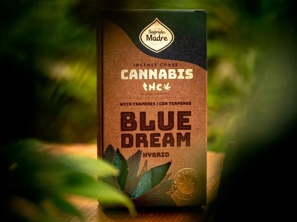 SAHUMERIO EN CONO LINEA CANNABIS SAGRADA MADRE X 1