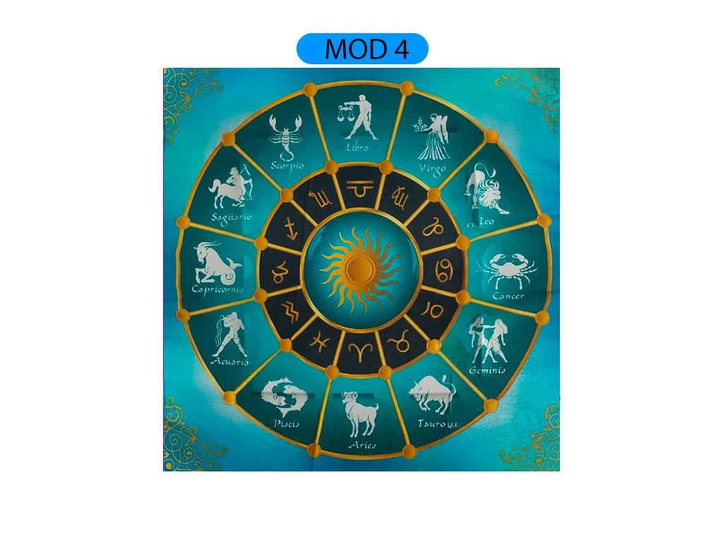 Paño de Tarot Zodiacal Chico 50x50cm